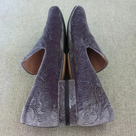 Gray Loaffers Women's Made in Italy Size 8 - Picture 2 of 7